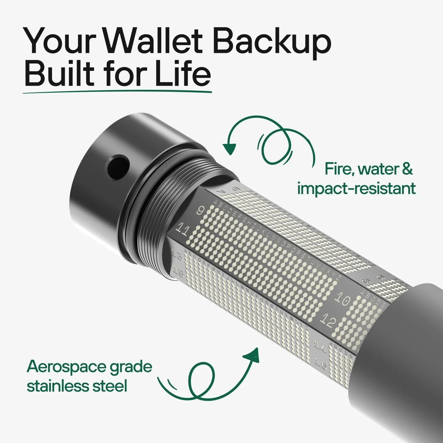 Trezor Keep Metal 24 Word - Crypto Seed Phrase Backup Storage - New & Sealed