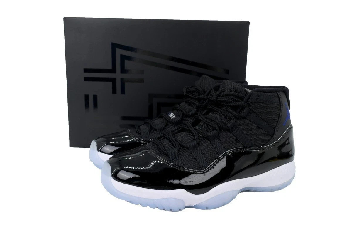 Jordan 11 Retro Space Jam Black Patent Leather Size US 7-12 for Men's