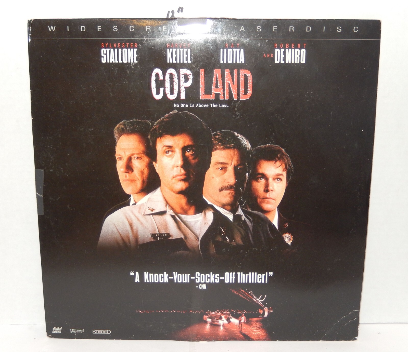 Laserdisc 1998 Cop Land Sylvester Stallone Robert De Niro Ray Liotta Laser Disc