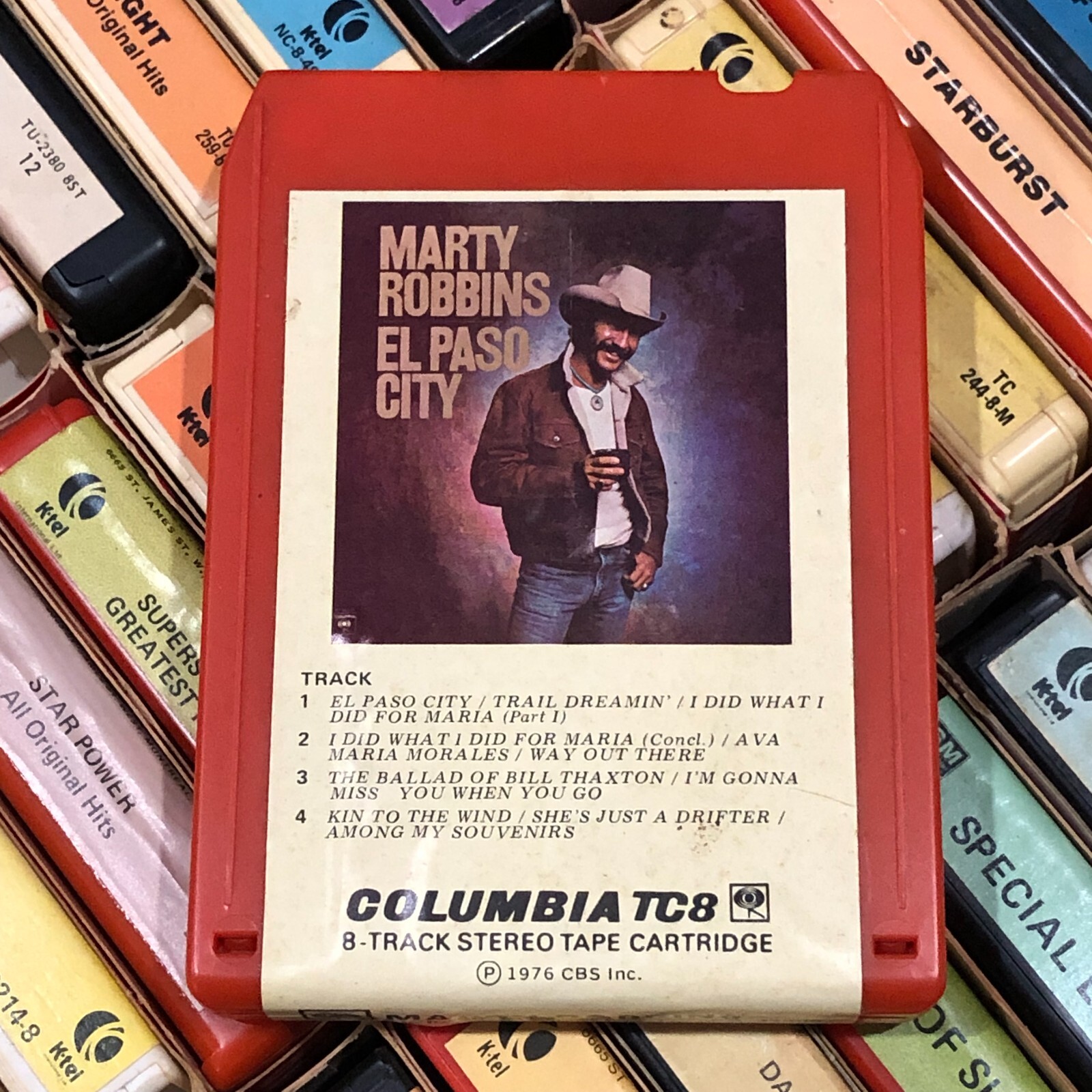 Marty Robbins : El Paso City 1976, 8 Track Tape