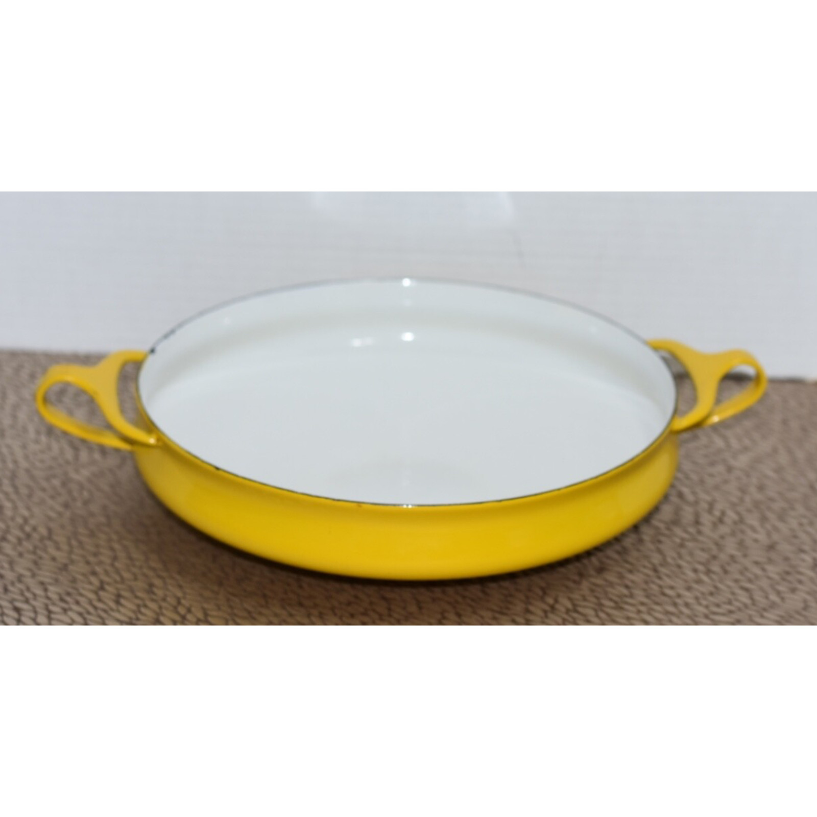 Dansk Designs France Quistgaard Kobenstyle Yellow 13” IHQ Paella Pan
