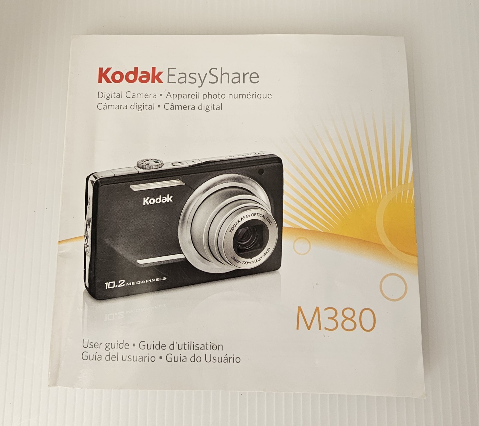 Kodak EasyShare M380 Digital Camera User Guide Instruction Manual