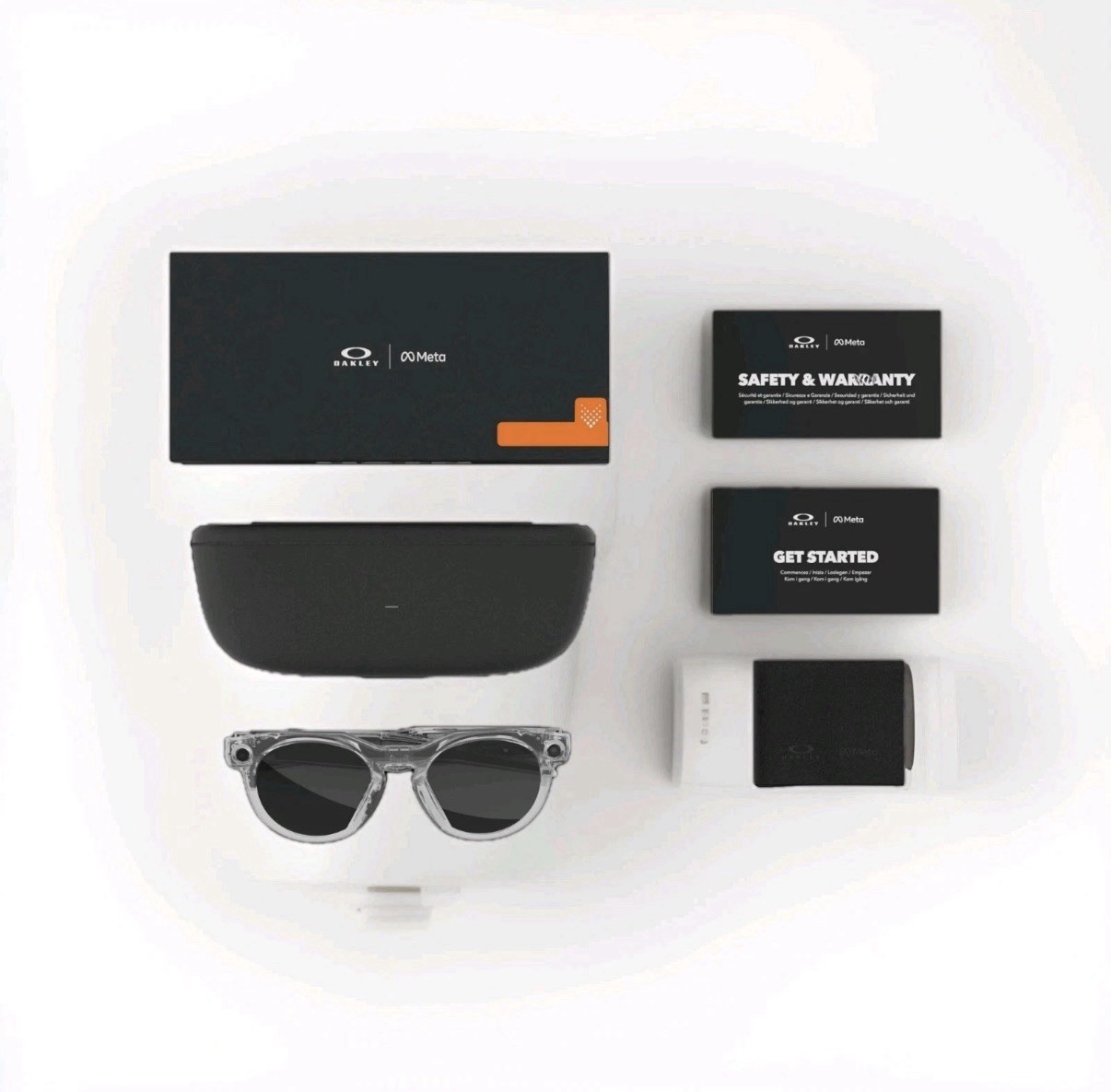 BRAND NEW Oakley META HSTN Clear W/ Clear to Grey Transitions UNOPENED SEALED