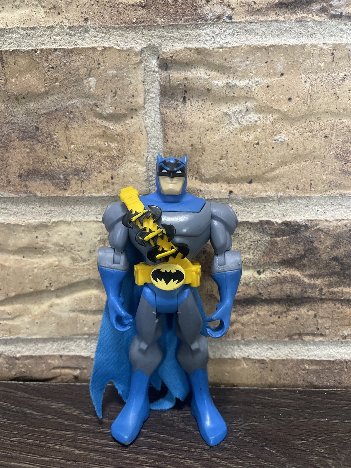 2009 Blue & Gray Batman 5" Kenner Action Figure Batman Brave & Bold DC Comics