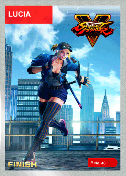 Lucia (power 1) FOIL - 2021 Street Fighter NFT Series 1 - MINT# 2,046