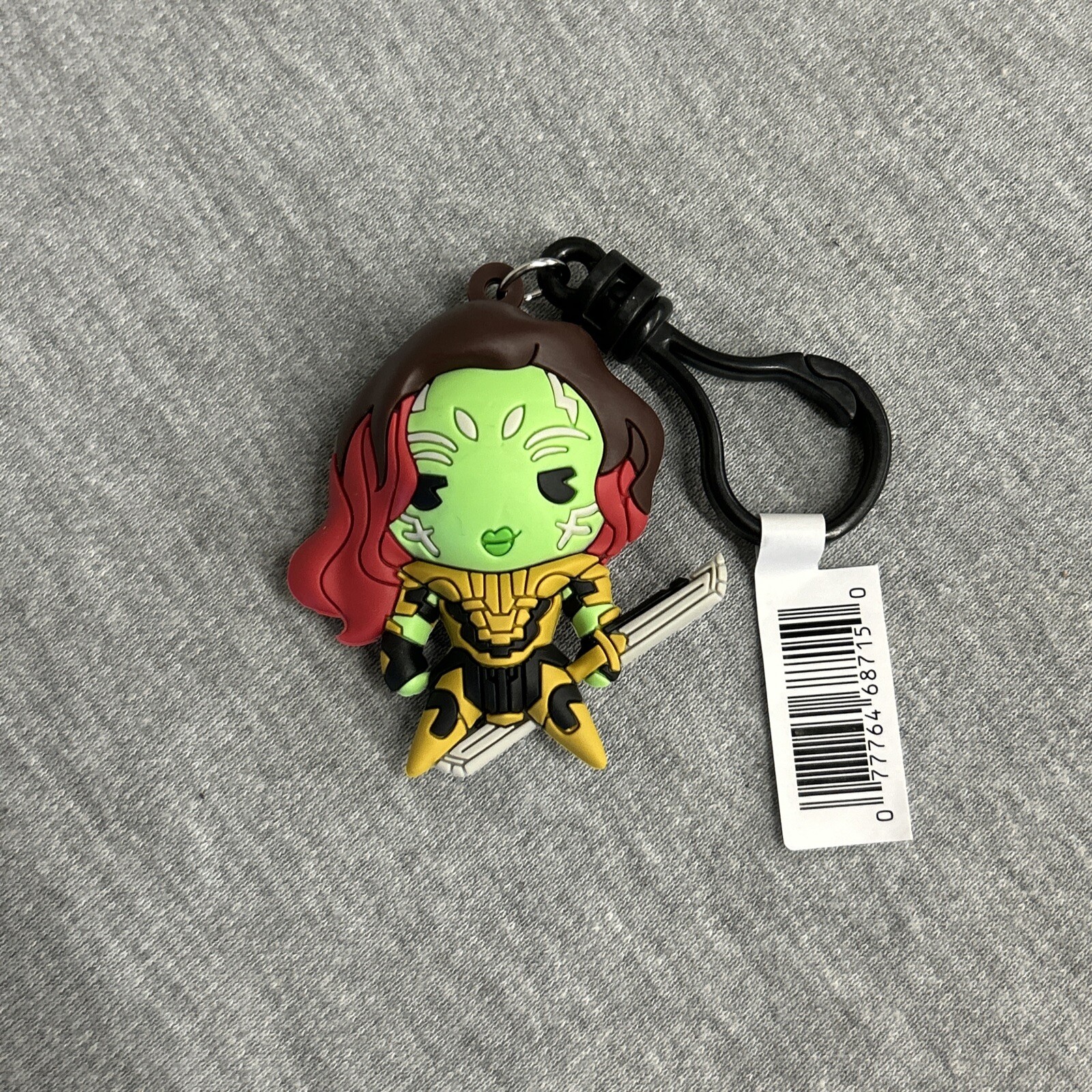 Marvel What IF...? 3D Figural Bag Clip KeyChain - Gamora With Blade of Thanos