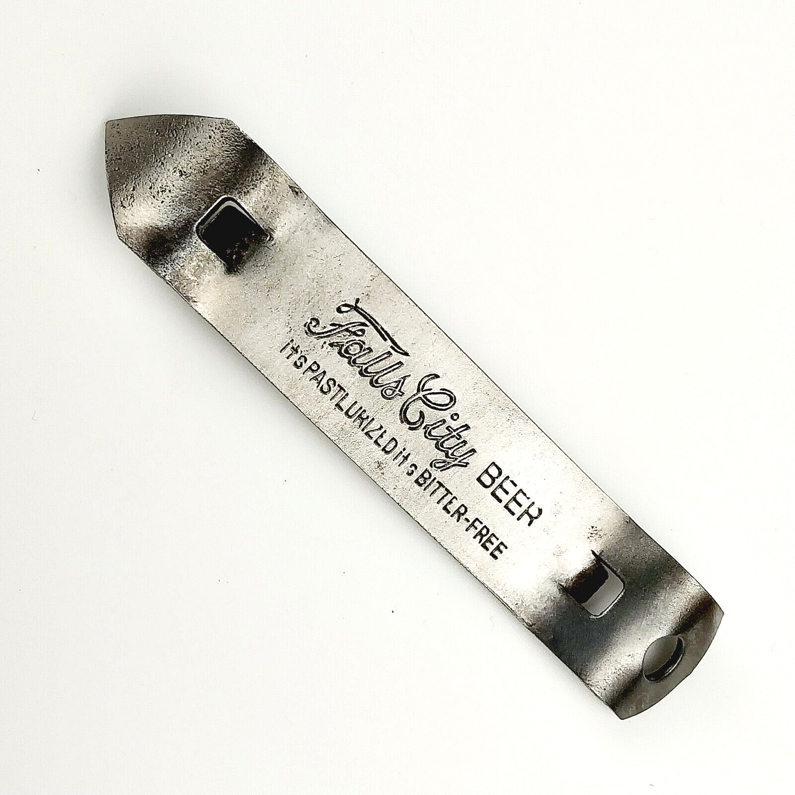 RARE Vtg Falls City Beer Bottle Opener “it’s Pasteurized it’s Bitter-Free” USA