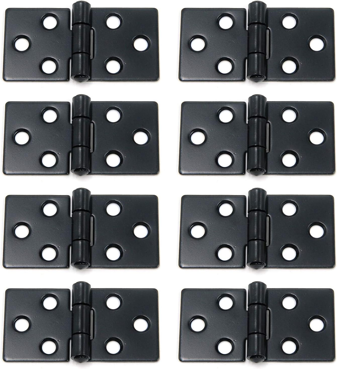 Iron Door Hinges Butt Hinge 3" x 1.5" Door Cabinet Hinges Square Corner Hinge Ha