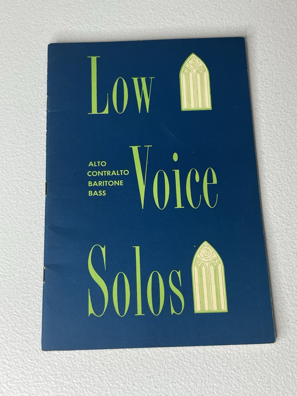 Vtg Low Voice Solos Songbook Gospel Songs 1954