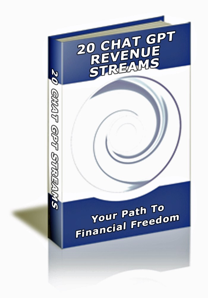 20 ChatGPT Revenue Streams…Your Path to Financial Freedom! Make Money Online (CD