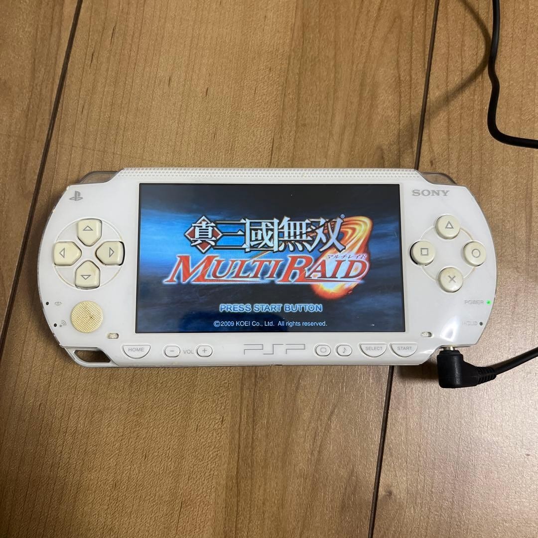 SONY PSP-1000 Console White USED Japan Free Shipping Very Good Condition