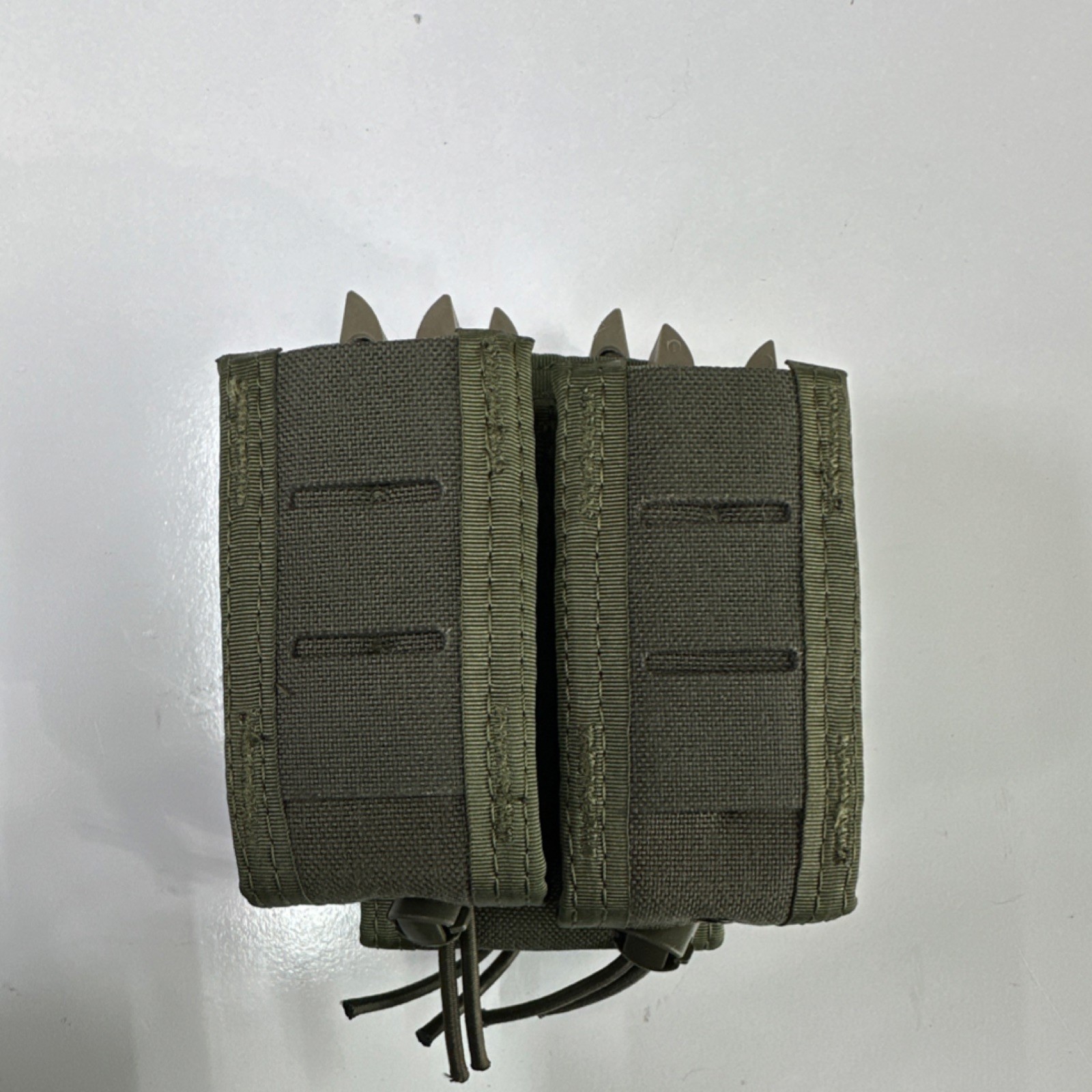 High Speed Gear Tactical MOLLE Double pistol Mag Single Rifle mag Green 5x4x2 in