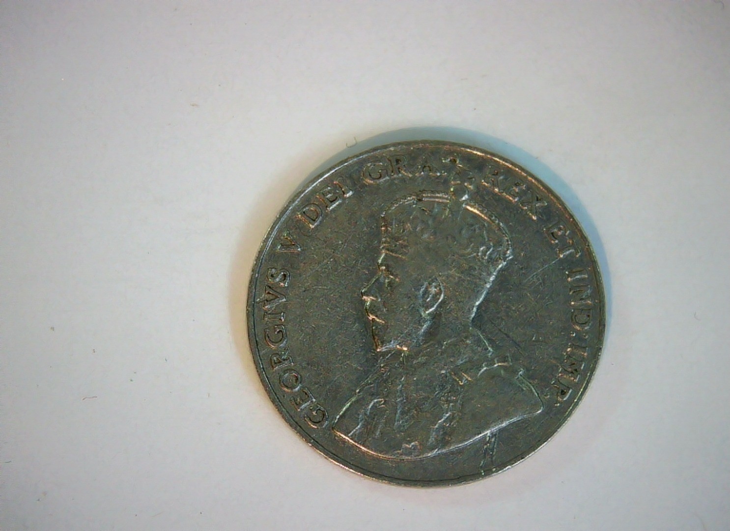 Canada 1930 5 Cents George V 5 Cents (Large ) Coin