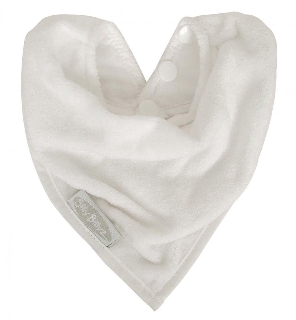 Silly Billyz Towel Bandana Bib (White)