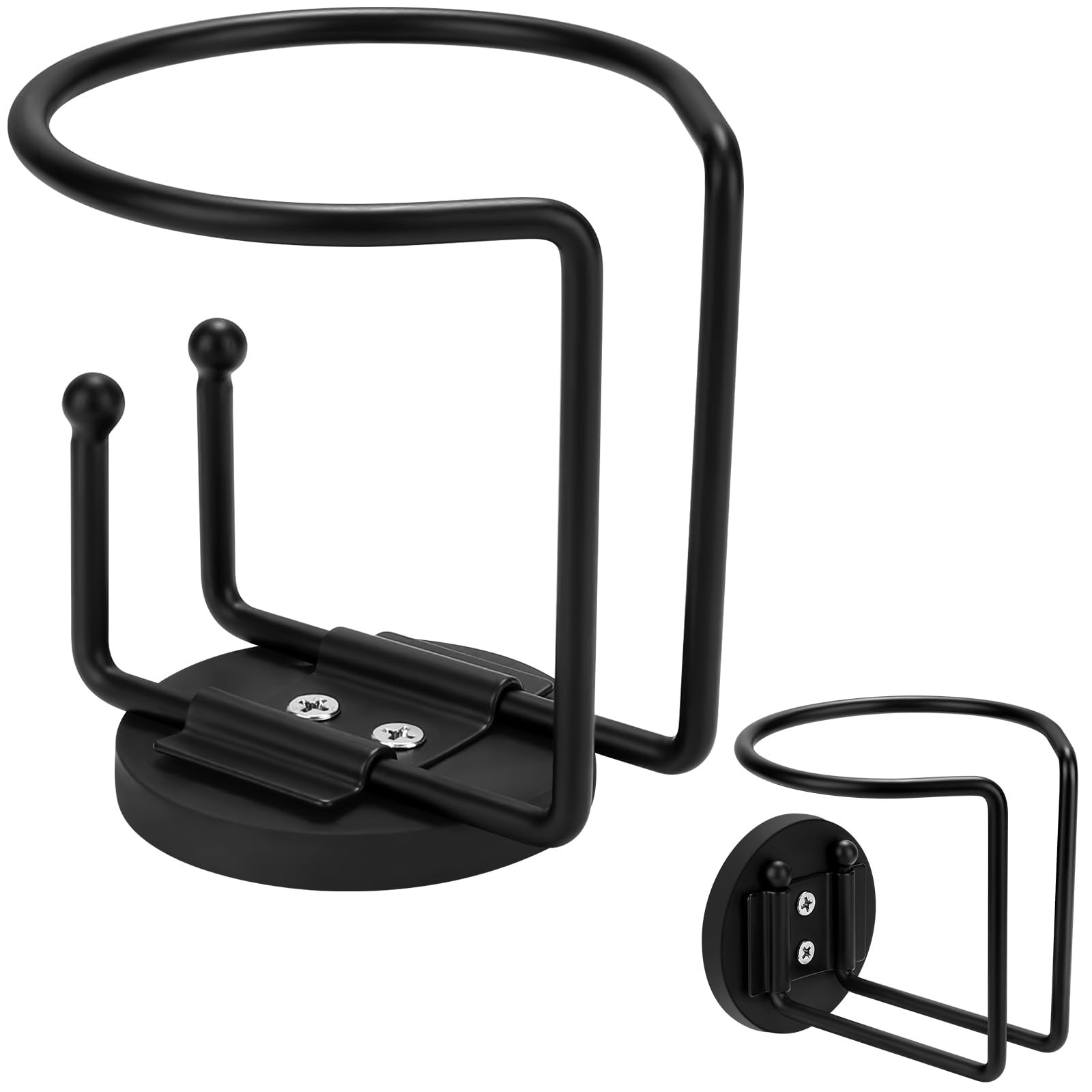 1 Pack Magnetic Cup Holder, SUS 304 Stainless Steel Caddy, Black 