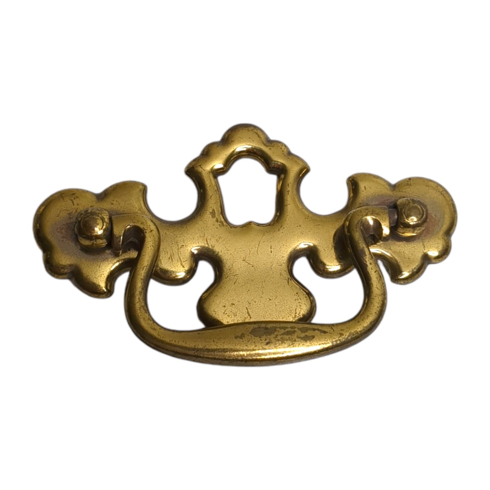 Vintage KBC Keeler Brass N19940 Chippendale Batwing Drawer Handles Pulls 3"