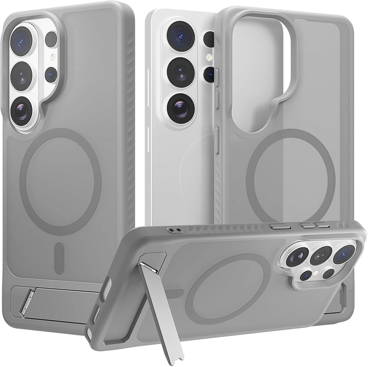 Samsung Galaxy S26 Ultra Magnetic Case, Anti-Slip Frame Translucent Matte Cover,