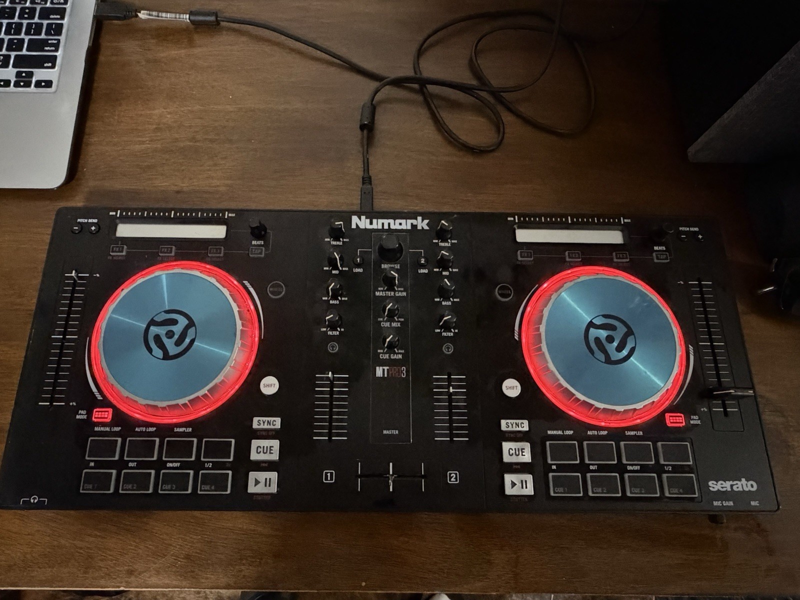 Numark MTPro3 Serato Digital Double Deck DJ Controller