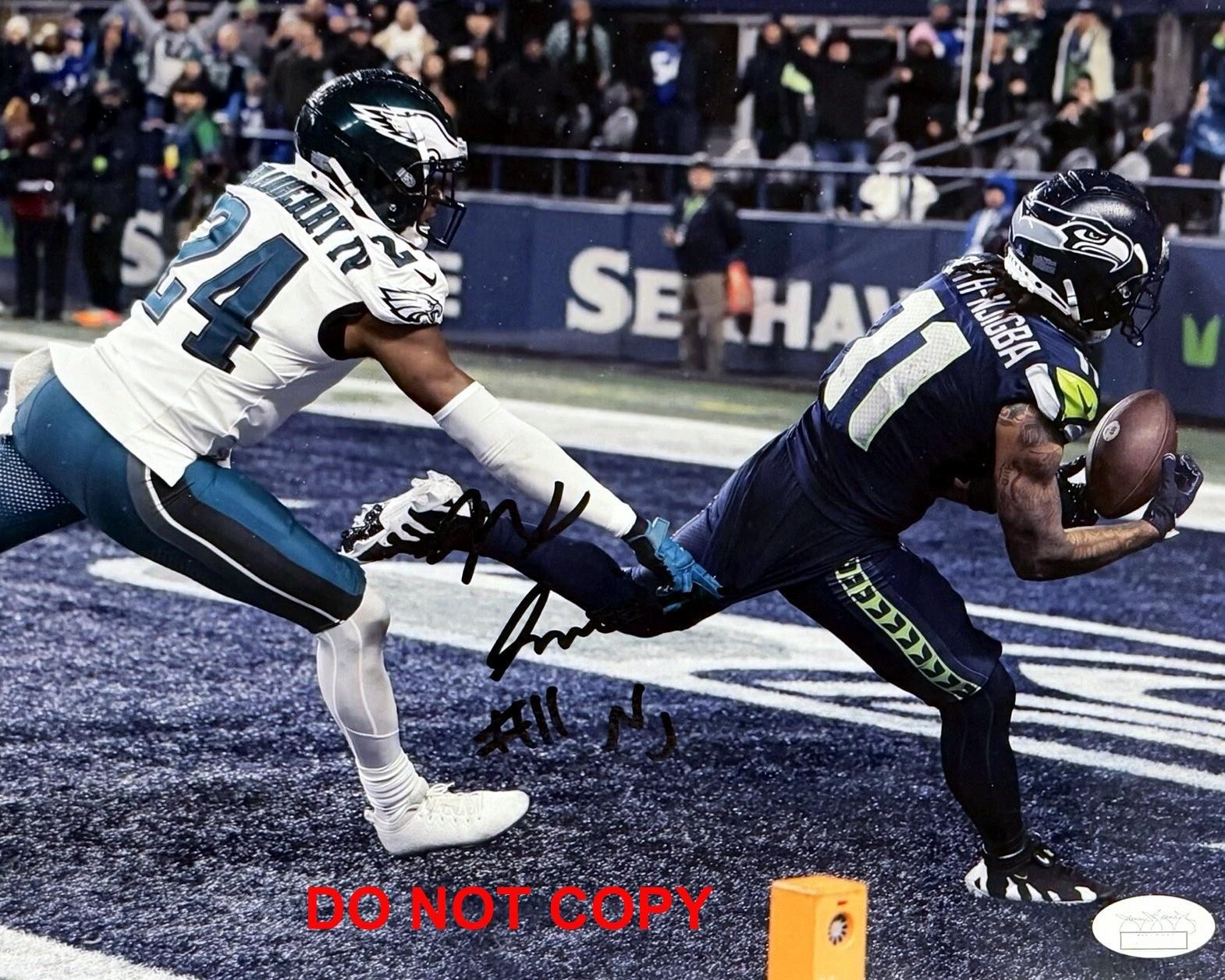 Jaxon Smith-Njigba SEATTLE SEAHAWKS Signed Autographed REPRINT 8x10 Photo RP 3