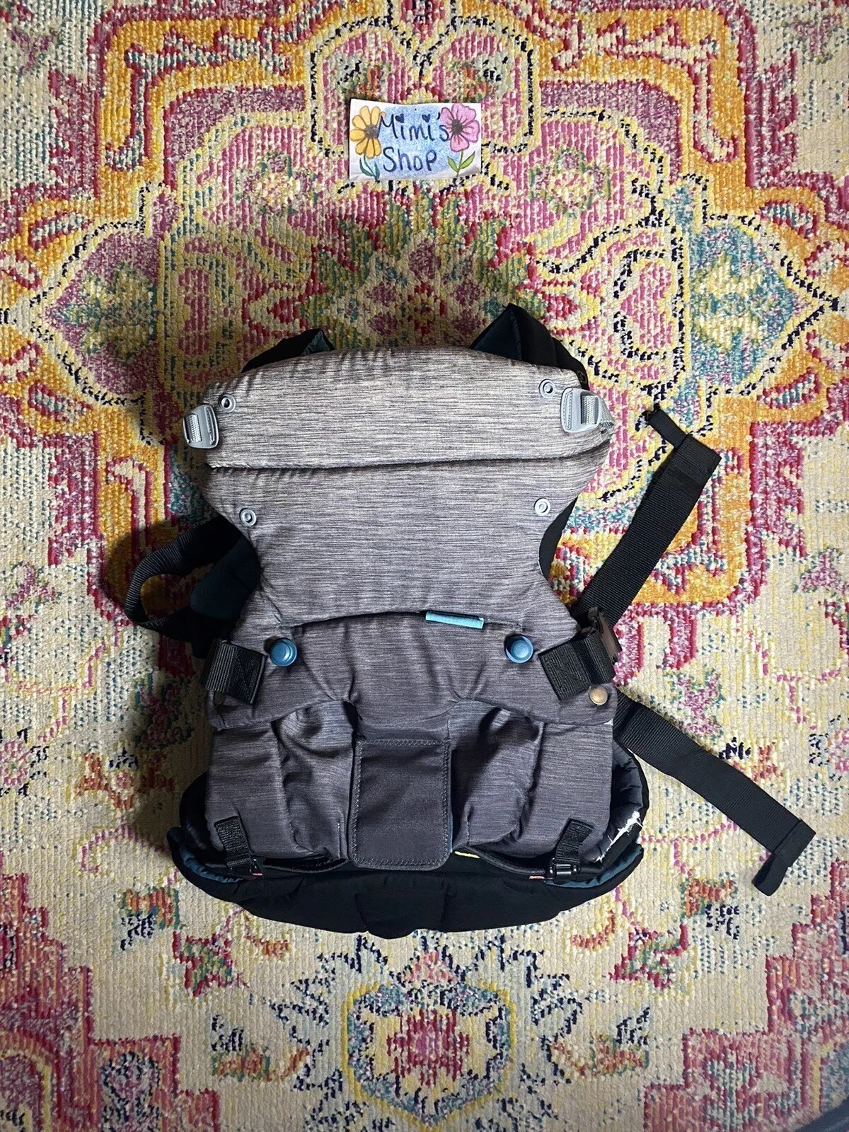 Infantino Go Forward 4-In-1 Evolved Ergonomic Baby Carrier - Gray/Black 8-40 Lbs