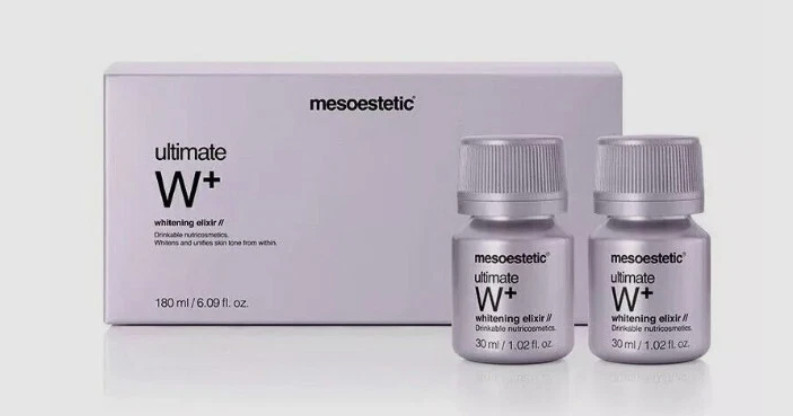 3 boxes x Mesoestetic Ultimate W+ Whitening Elixir 30ml x 6 New Exp 2027 #tw