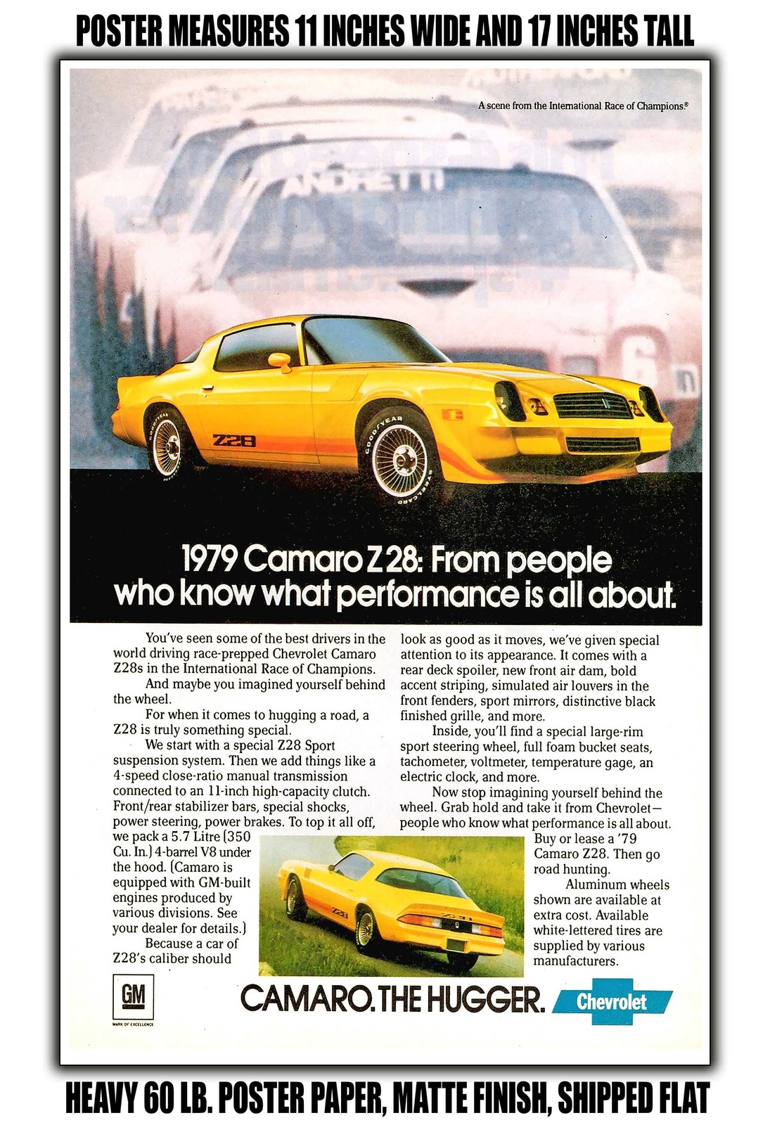 1979 Chevy Camaro Z28 - 11x17 Poster
