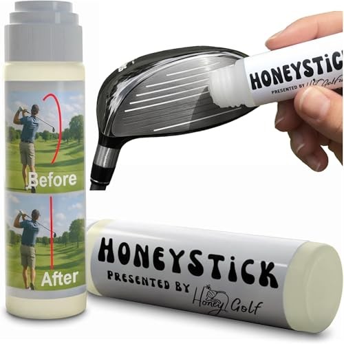 HoneyStick Anti Slice Gel for Golf Clubs - Anti-Hook Spin Reducer for Driver, 1