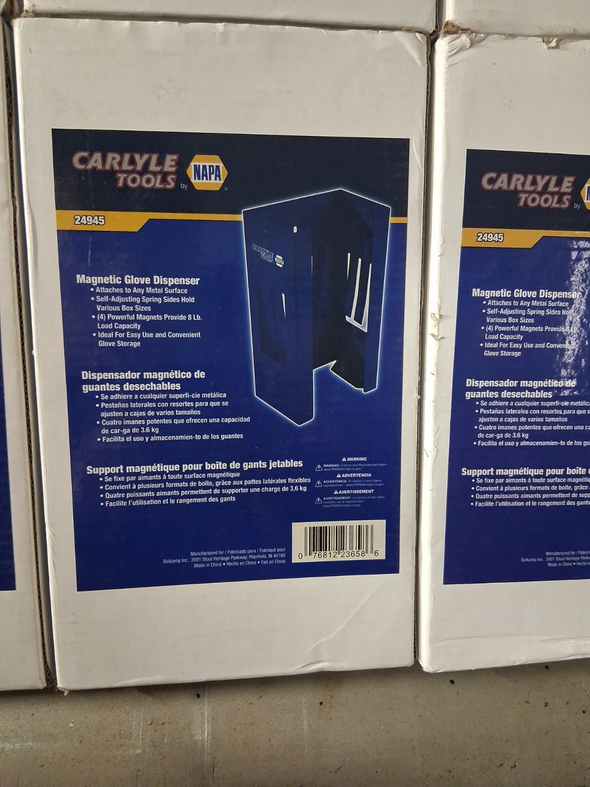 Carlyle Tools by NAPA Magnetic Glove Dispenser Model 24945