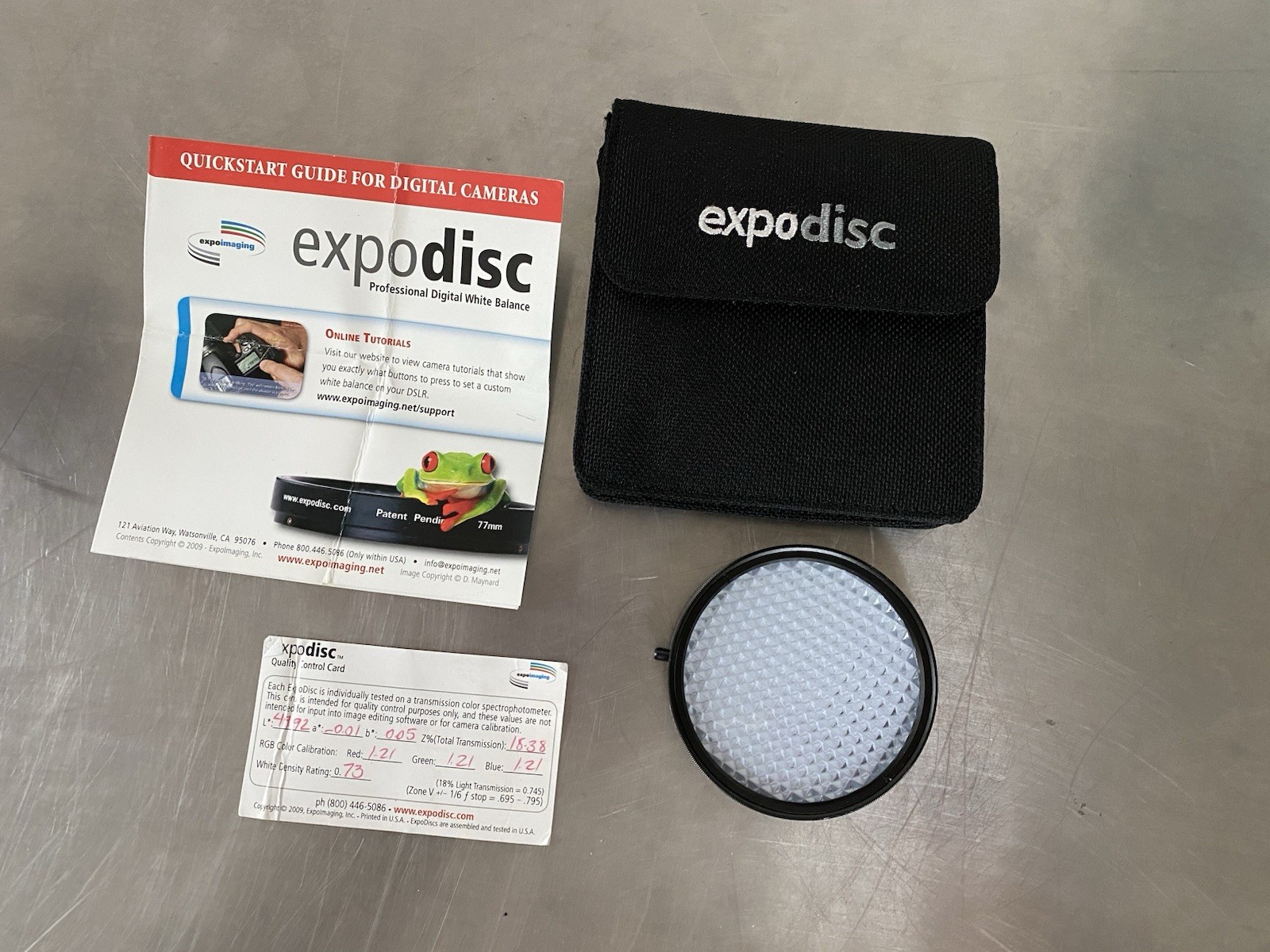 ExpoDisc 72mm Professional White Balance Filter for DSLR Digital Camera