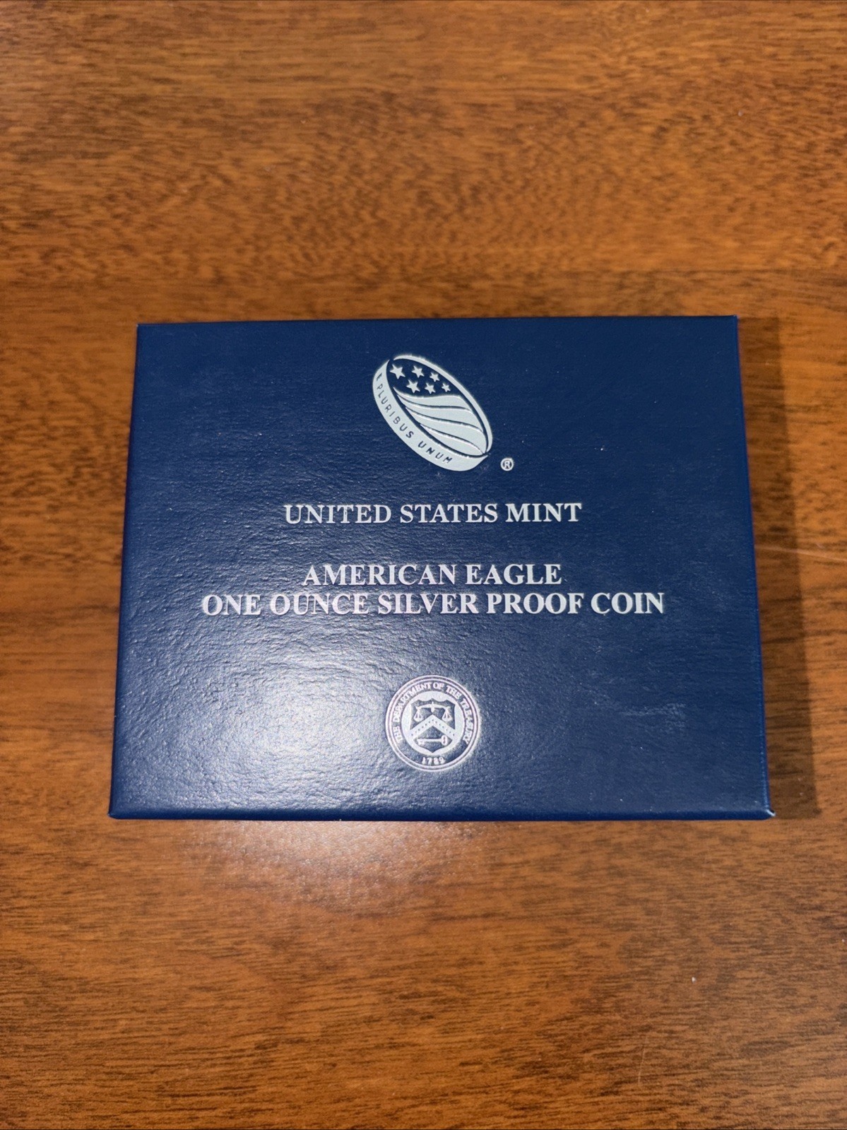 2018 Proof $1 American Silver Eagle Box & COA | No Coin