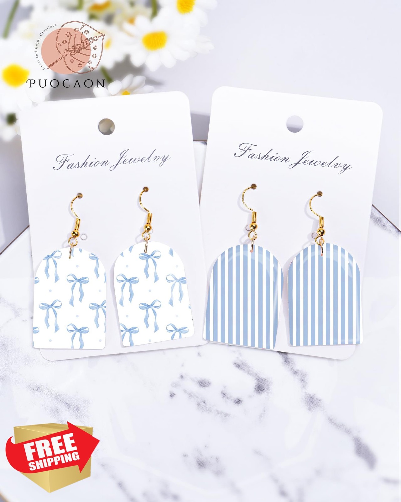 Puocaon Blue Clay Transfer Paper, 18 Sheets Chinoiserie Designs