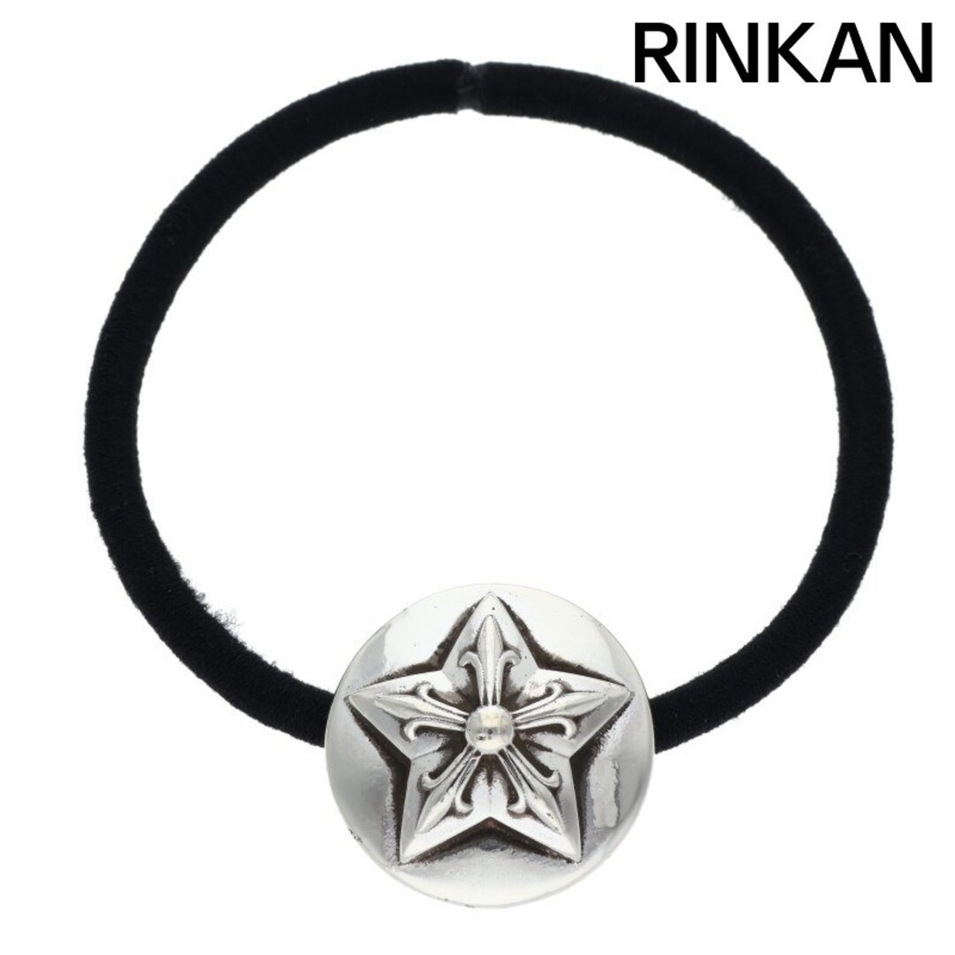 Chrome Hearts HAIRBAND Star Button Hair Rubber Silver Men Used 6a48bcec39d00212c