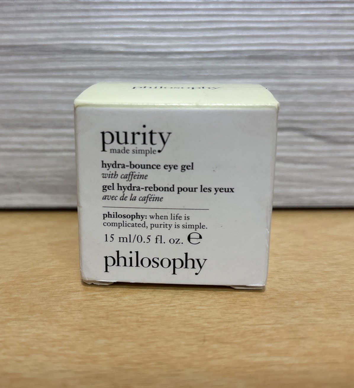 philosophy purity made simple hydra-bounce eye 0.5oz / 15ml NEW IN BOX