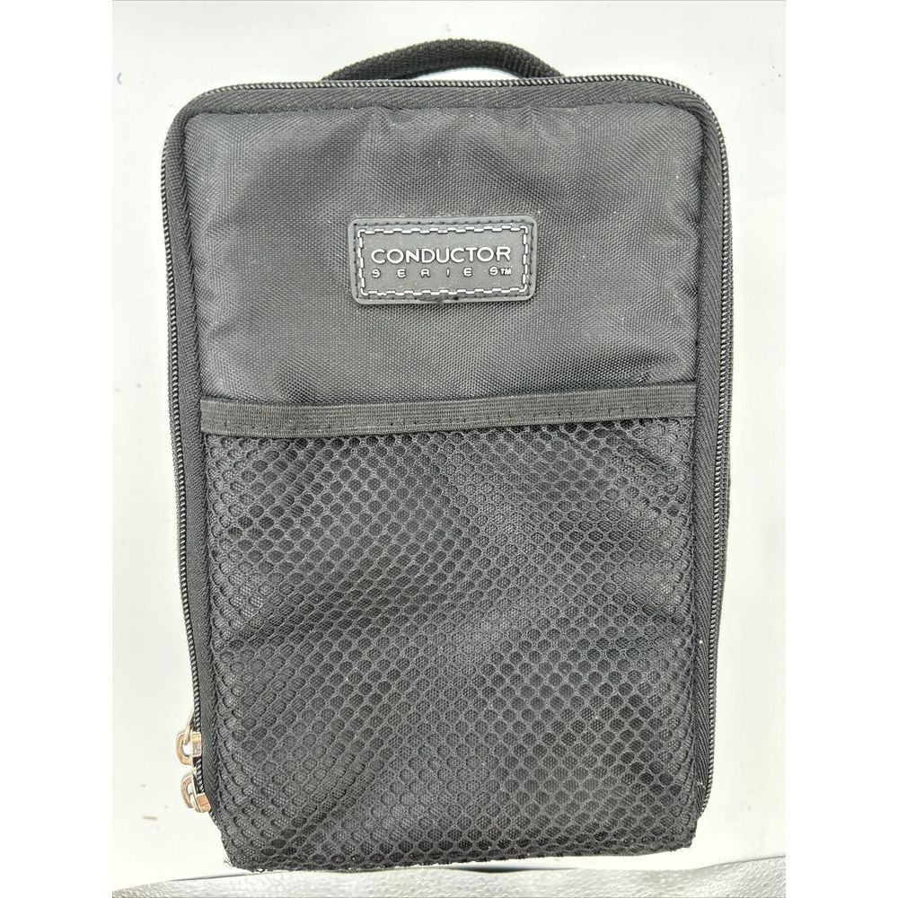Vintage Conductor Series 15 CD Compact Disc Case Carry Bag With Soft Side