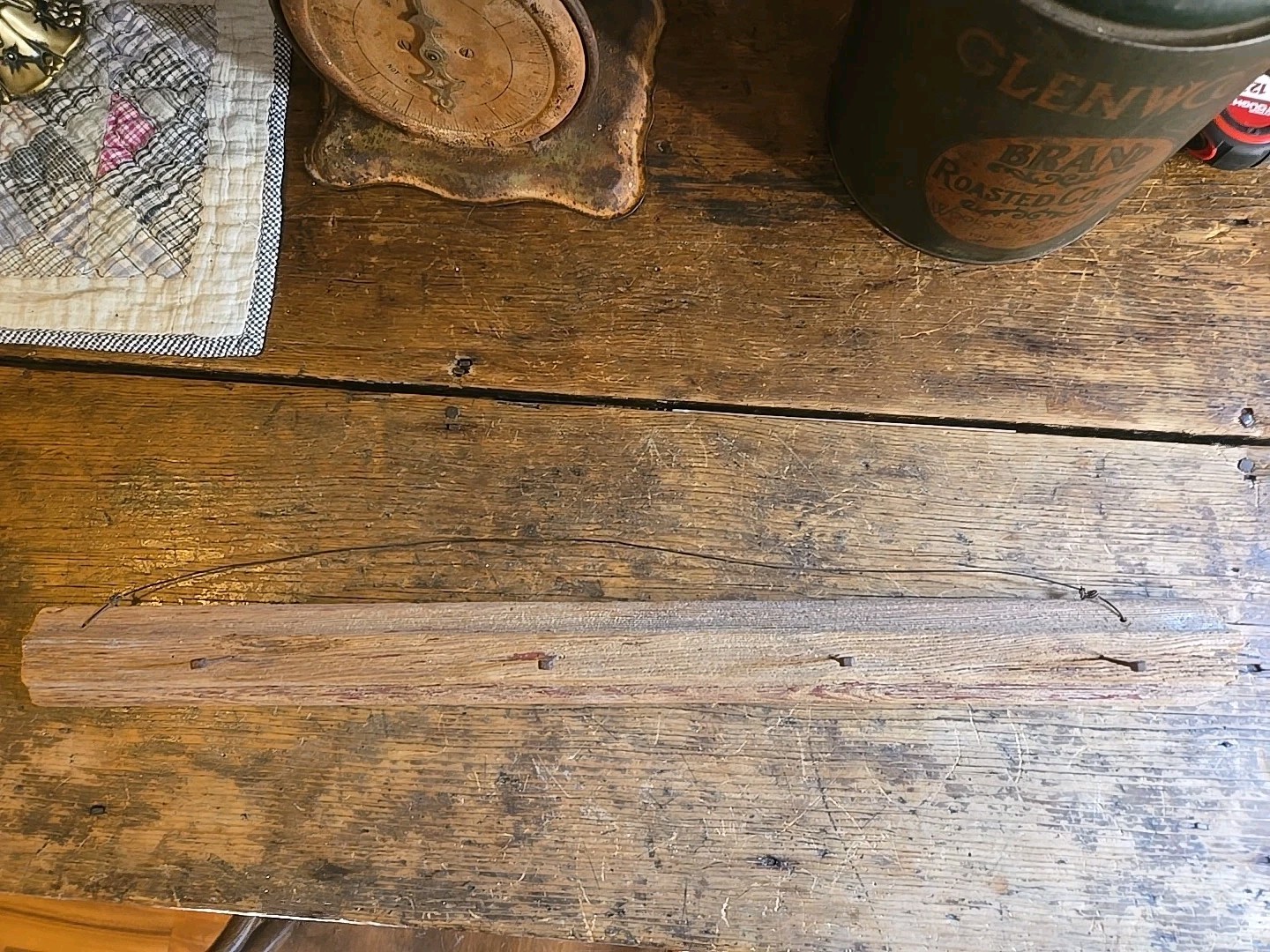 25"x2.25" Primitive/Farmhouse/Antique Barnwood Herb Drying Rack/Misc Hanger