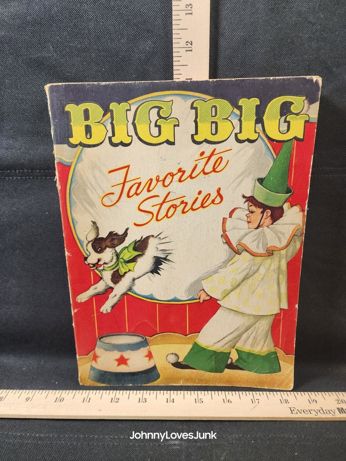 Vintage 1946 "Big Big Favorite Stories" Book Whitman Publishing Co. Illustrated