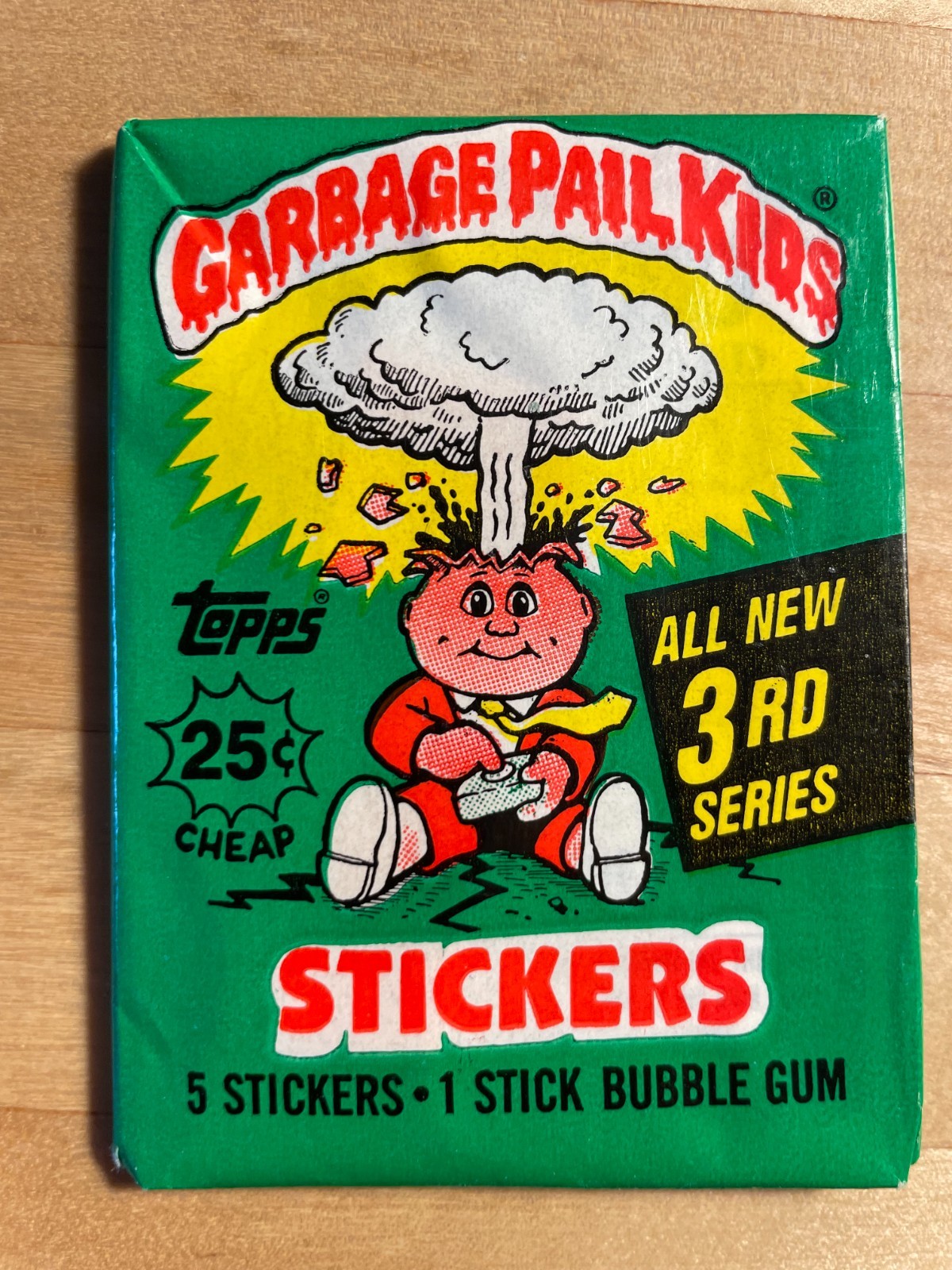 1986 Topps Garbage Pail Kids Original 3rd Series 3 OS3 Card Wax Pack GPK Sealed