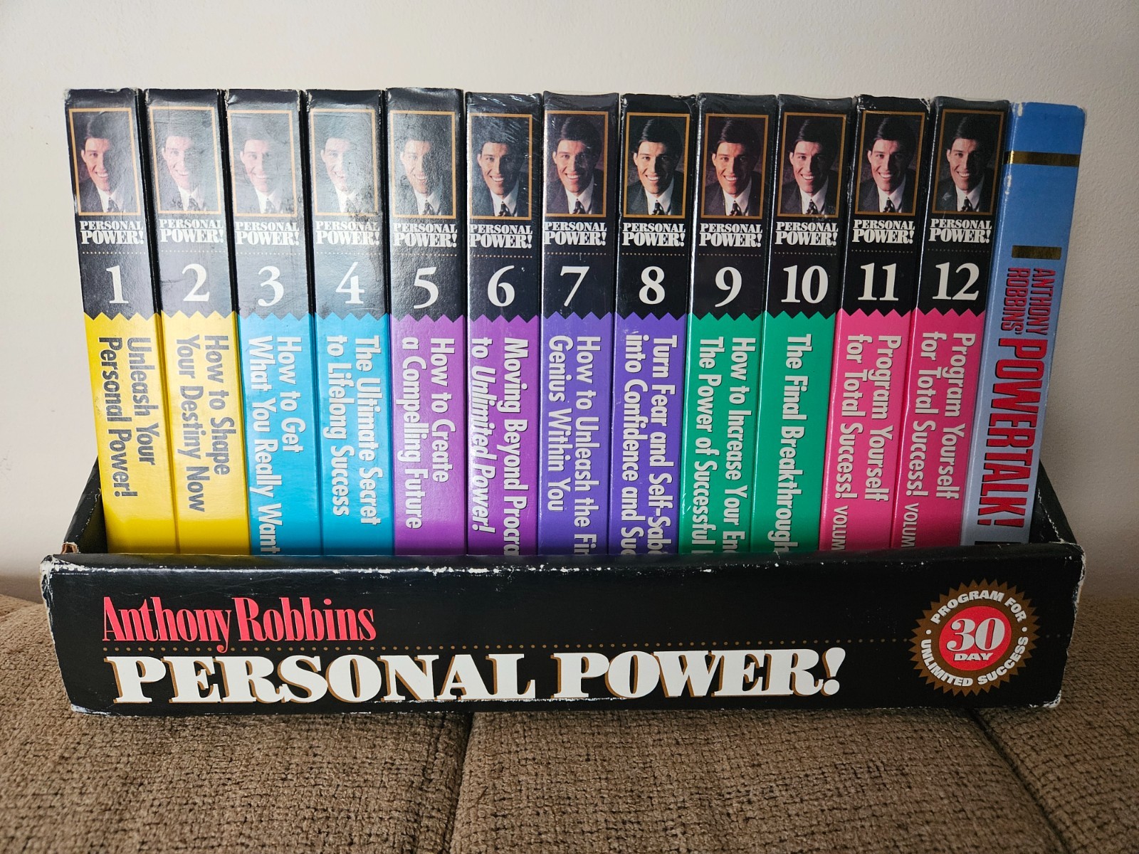 Anthony Robbins Personal Power lot of 13 total( 5 sealed) audio cassettes