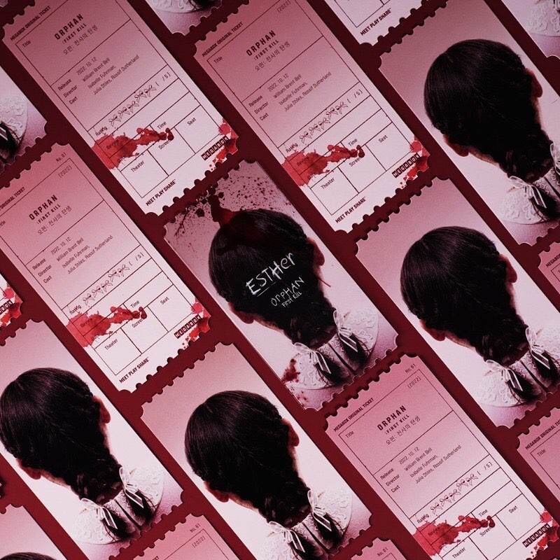 Orphan: First Kill korea Megabox Original Limited movie ticket