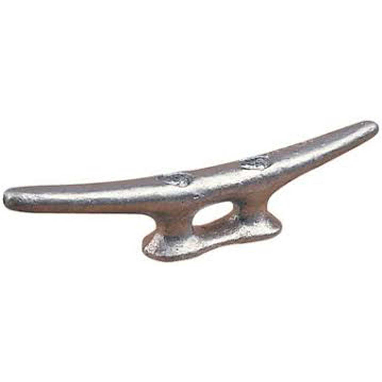 Sea-Dog 040112 Flat Head Open Base Cleat 12" - Hot Dipped Galvanized Iron
