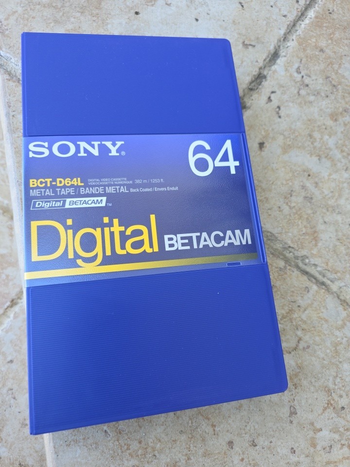 10 Sony BCT-D64L Digital Betacam Video Cassette, Metal, 64 minute NEW