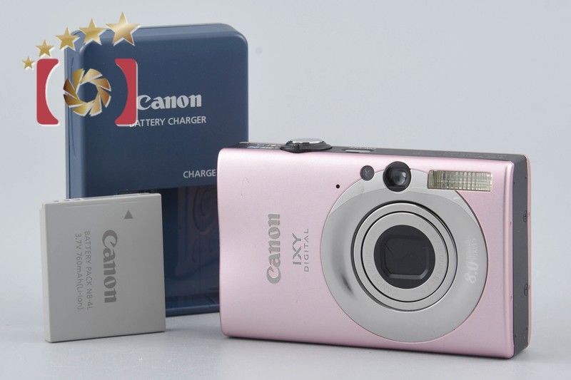 Canon IXY Digital 20 IS Pink Compact Digital Camera Used Condition B