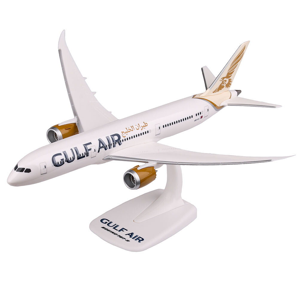 PPC Gulf Air Boeing 787-900 A9C-FC Desk Top Display Jet Model 1/200 AV Airplane