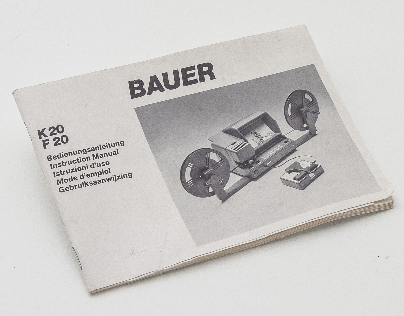 Manual Bauer K20 F20 k20 f20 K-20 F-20 Instructions