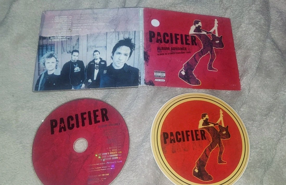 Pacifier LOT 2003 Rec Album Advance Promo Sticker Cd Lifetime Collection L@@K FS