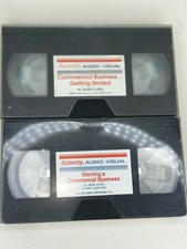 Lot of 2 Amway VHS Video Tapes for Commercial Business