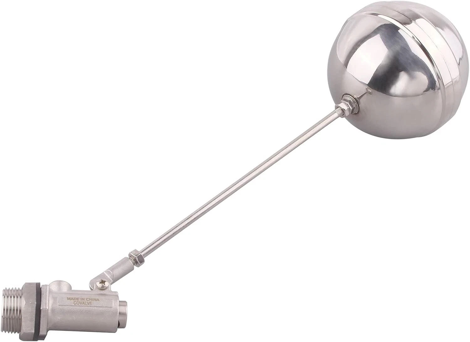 Stainless Steel Float Ball Valves - 3/4” NPT Male Thread Flow Control Float Sens