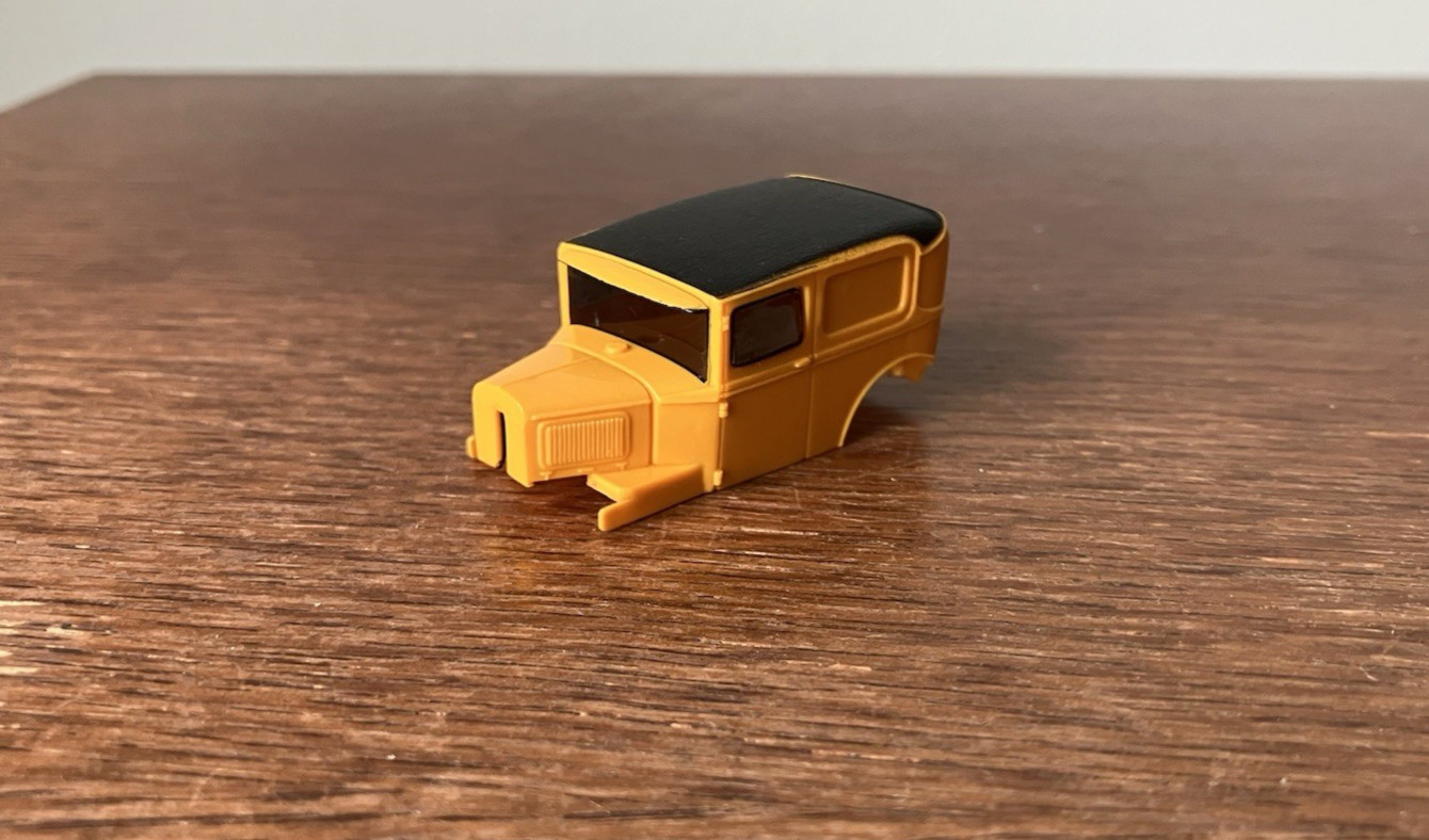 Aurora AFX Model A Ford Panel Top Section