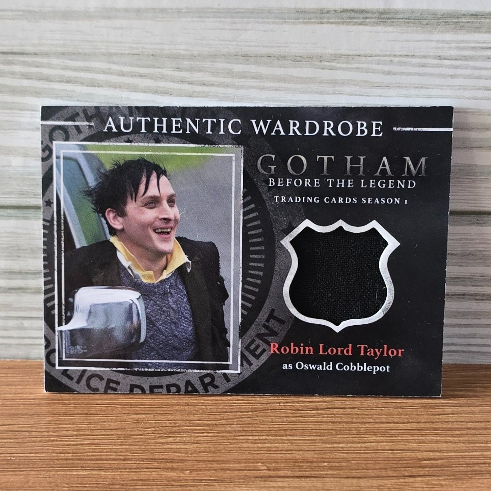 Gotham Season 1 Wardrobe Relic Card M11 Robin Lord Taylor = Oswald Cobblepot C1