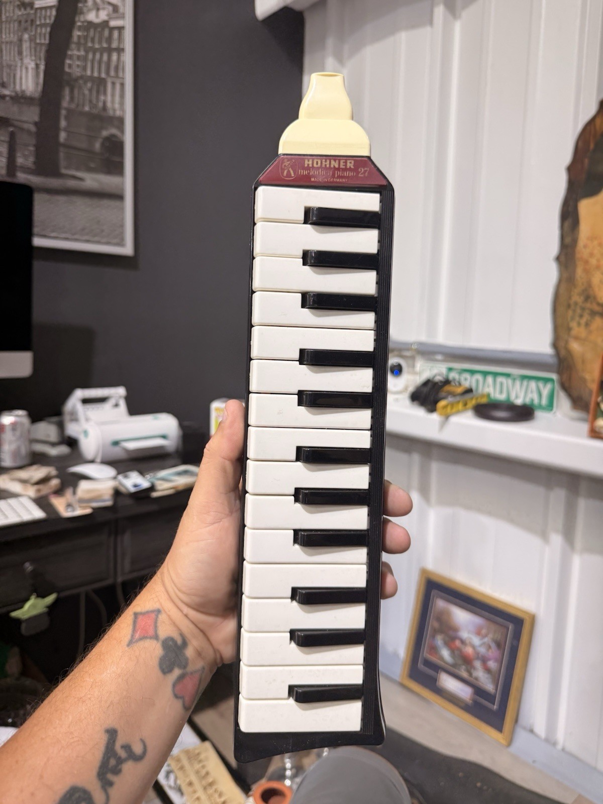 Hohner Piano 27 melodica made in Germany circa 1960S  with case